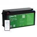 Kon-tec green 12v 200ah lifepo4 bms bluetooth аккумулятор с нагревательным ковриком