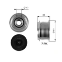 OAP7095 - Обгонная муфта генератора audi q7 porsche cayenne macan vw phaet