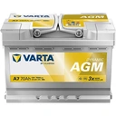 570901076D852 - Аккумулятор varta 70ah 760a silver dynamic a7 agm p+ 12v audi seat vw 2025.