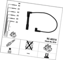 Ngk 0518 rc-ad218 кабели зажигания