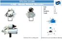 570.534.123.000 - Стартер bv psh стартер renault 1,4 квт