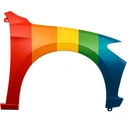 66311-2F030; 66311-2F040 - Левое крыло kia cerato (fe) 2004-2008 любой цвет