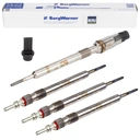 03L905061L - 3x свічка розжарювання beru ge133 + psg007 з датчиком audi skoda vw 1.6 2.0 tdi