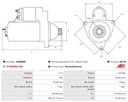 S2004SR - Восстановленный стартер as-pl