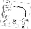 Ngk 0758 rc-mb223 кабели зажигания