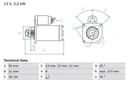 Стартер 0 986 016 210 bosch land rover mercedes