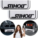 Грязезащитный щиток scania stiholt бело-черный 60х18см 2шт