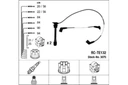 3075/NGK - Ngk комплект кабелю запалювання lexus ls 4.0 12.8