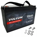 Необслуживаемый аккумулятор agm volcom 12 в 100 ач для аварийного электропитания