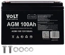 Аккумулятор agm volt polska vrla 100ah ибп инверторный преобразователь