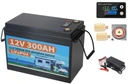 Lifepo4 акумулятор 12v 300ah lcd display for camper ups bms with charger