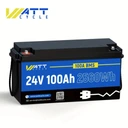 Аккумулятор lifepo4 24 в 100 ач, легкий, прочный, для фотогальваники, ибп, кемпер