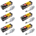 6x свічка запалювання ngk bkr6equp v-line 30 vl30 6 штук 6343 4 електрода