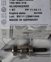 Свічка розжарювання 7d0963319 vw