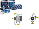 BOS0 986 - Генератор bosch 6204194 9512179 93189265 r1530081