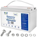 Аккумулятор lifepo4 bms для печных панелей лодок и кемперов 100ah 12v 100a