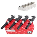 7700107177 7700500155 - 4x котушка запалювання + свічки renault clio laguna megane scenic 1.4-2.0 16v