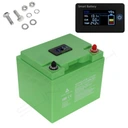 Аккумулятор lifepo4 lp12-60 60ah 12v 60a azo цифровой с жк-экраном для лодки