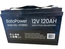 Необслуживаемый аккумулятор agm-gel hybrid 12в 120ач для лодки, понтона, кемпера