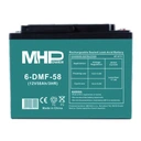 Тяговый гелевой аккумулятор mhpower 6-dmf-58, 12 в/58 ач, клемма m6, глубокий цикл