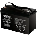 Гелевий акумулятор 12v 100ah кемпер яхта човен фотоелектричне джерело живлення