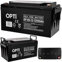 Необслуговуваний agm акумулятор для кемпера ups аварійне живлення opti 12v 65ah