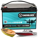 Литиевая батарея lifepo4 для рыбацкой лодки, яхты, понтона 12 в 155 ач + бмс