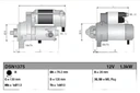 Стартер dsn1375 denso bmw 1 3 e81 e82 e87 e88