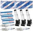 3X - Котушки bosch свічки vw polo 9n seat ibiza iii skoda fabia 1.2 16v