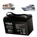 Гелевий акумулятор xtreme 12v 100ah 29 кг кемпер, човен, фотоелектрика