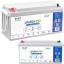 Lifepo4 bms акумулятор для панелей човнових кемперів нагрівальний мат 200ah 12v 200a