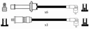 Ngk 0520 rc-ar201 комплект кабелей зажигания