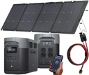 Ecoflow delta 2 max power station 2048wh + двостороння фотопанель. 220 вт