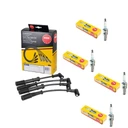 4559 - Ngk дроти кабелі запалювання + свічки ford focus ii mk2 1.4 1.6 16v комплект