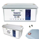 Lifepo4 літієва батарея 12.8v 150ah light bms 100a не потребує обслуговування