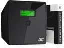 Джерело безперебійного живлення ups green cell line-interactive micropowerlcd 1000va 600w