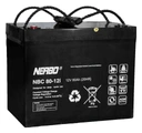 Акумулятор nerbo nbc 12v 80ah для кемпера на човні в інвалідному візку