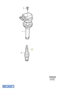 Свечи зажигания volvo s60 2011-2012 b5 2.5 oe 31312691