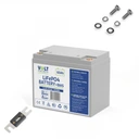 Аккумулятор lifepo4 12 в 12,8 в 60 ач 60 а bms, не требующий обслуживания, эффективный для зонда