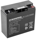 Акумулятор agm серії europower ep 12v 17ah (термін служби