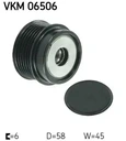 Шкив сцепления генератора vkm 06506 skf