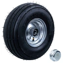 25mm - Прицепное колесо сеноворошилки 15x6.00-6 с насосом | ось 25 мм | agtech