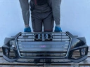 8W - Передній бампер audi a4 b9 8w0 2015- s-line 8w0807437f-l + решітка радіатора