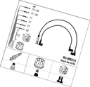 RC-MB215 - Ngk 0750 0750 кабели зажигания