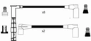 Комплект кабелей зажигания ngk 0747