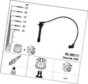92268949 - Ngk 2555 2555 кабели зажигания