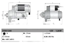 Стартер dsn1390 denso honda accord