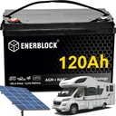 2 шт. — гелевый аккумулятор agm для прицепа-кемпера 12 в 120 ач — усиленный