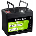 Lifepo4 батарея 50ah 12.8v 12v bms зелений елемент для візка човна-кемпера