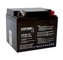 Гелевая батарея vipow 12v 40ah agm vrla источник питания для сигнализации печи ups